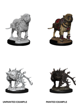 D&D Nolzur's Marvelous Unpainted Miniatures: Wave 11: Mastif & Shadow Mastif