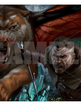 UP Go For Blood - MTG Ikoria UP Playmat