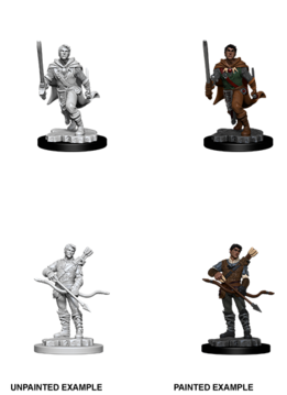 D&D Unpainted Minis: Female Human Ranger (WV11)