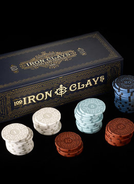 Iron Clays - 100 Chips (Retail Edition)