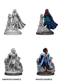 Female Tiefling Sorcerer - D&D Unpainted Minis (WV12)