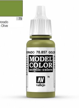 Vallejo Model Color: Golden Olive (17ml)