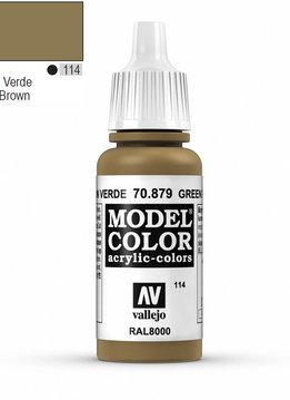 Vallejo Model Color: Green Brown (17ml)