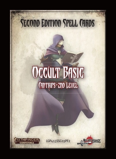 Pathfinder 2e Spell Cards: Occult Basic