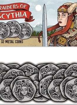 Raiders of Scythia Metal Coins