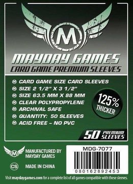 Mayday Premium Standard Card Sleeves - 63.5mm X 88mm (50ct)
