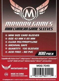 Mayday Mini Chimera Card Sleeves - 43mm X 65mm (100ct)