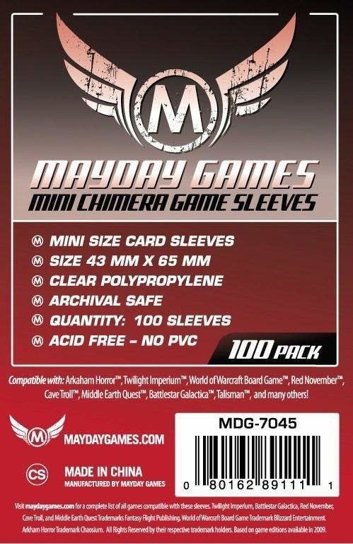 Mayday Mini Chimera Card Sleeves - 43mm X 65mm (100ct)
