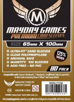 Mayday Premium Magnum Copper Card Sleeves -  65mm X 100mm (80ct)