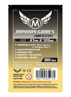 Mayday Space Alert & Dungeon Petz Card Sleeves - 61mm X 103mm (100ct)