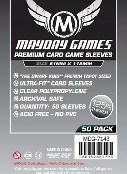 Mayday Premium Magnum Platinum Sleeves - 61mm X 112mm (50ct)