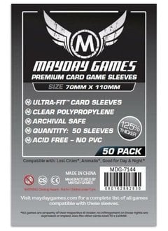 Mayday Premium Lost Cities Sleeves - 70mm X 110mm (50ct)