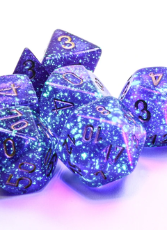 Borealis Royal Purple w/ Gold Luminary  7-Die Set (Glow-in-the-Dark)