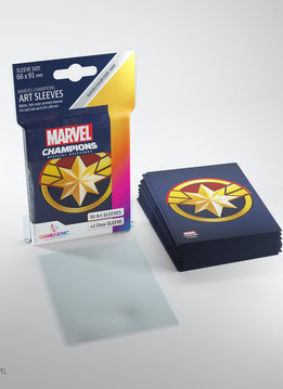 Sleeves: Marvel Champions: Captain Marvel (50+1)