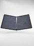 Zip-Up Ring Binder: Black Slim