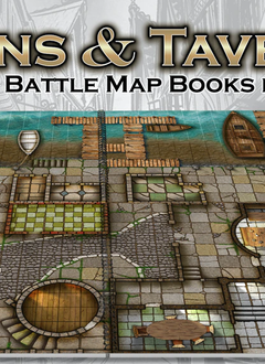 Book of Battle Mats: Towns and Taverns