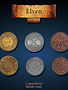 Legendary Metal Coins: Elven (24pcs)