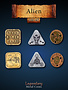 Legendary Metal Coins: Alien (24pcs)