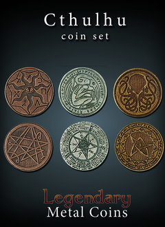 Legendary Metal Coins: Cthulhu (24pcs)