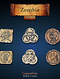 Legendary Metal Coins: Zombie (24pcs)