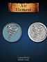 Legendary Metal Coins:  Air Element (12pcs)