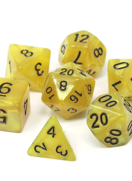 RPG Dice Set: Gold Dubloons
