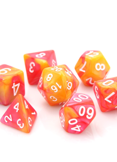 RPG Dice Set: Fae Fire