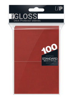 UP Standard Deck Protector Sleeves - Red (100ct)