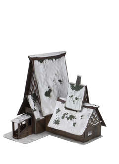 D&D Icons: Icewind Dale - The Lodge Papercraft Set