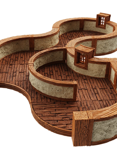 Warlock Tiles: Town & Village III - Curves