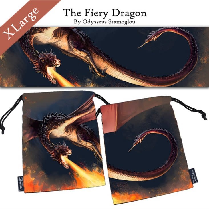 Legendary Dice Bag: The Fiery Dragon X-Large