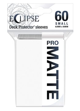 UP Eclipse Arctic White Small Matte Sleeves (60ct)