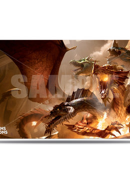 UP Playmat: The Rise of Tiamat - Dungeons & Dragons Cover Series
