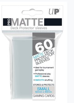 UP Sleeves: Pro-Matte Clear Small Deck Protectors (60ct)