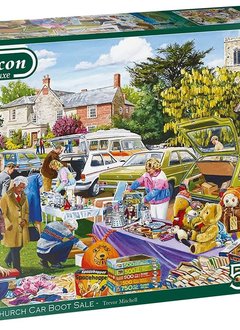 Puzzle: Village Church Car Boot Sale, Mitchell (500pcs)