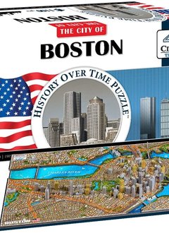 Puzzle: 4D Cityscape - Boston, USA (1189 pcs)