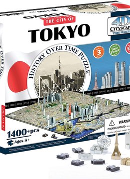 Puzzle: 4D Cityscape - Tokyo, Japan (1400 pcs)