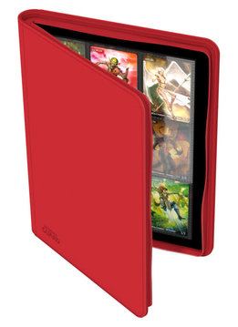 UG 9-Pocket Zipfolio Xenoskin Red