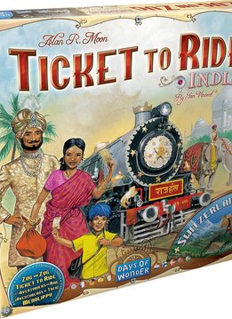 Ticket to Ride: Map #2 - India & Switzerland (ML)
