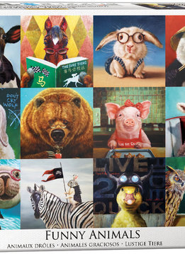 Puzzle: Funny Animals by Lucia Heffernan (1000pcs)