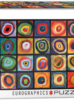 Puzzle: Color Squares Panorama (Expanding upon the work by Wassily Kandinsky) (1000pcs Panoramic)