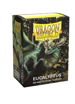 Dragon Shield Matte DUAL Eucalyptus (Green) (100ct)