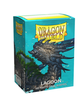 Dragon Shield Matte DUAL Lagoon (Blue) (100ct)