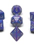 25347 Speckled Silver Tetra 7pc Dice Set