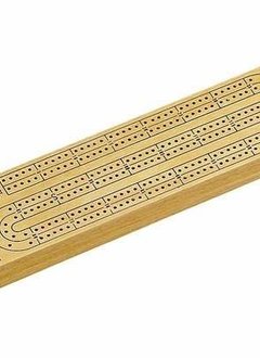 Cribbage Natural 2 Track w/Pegs ans Storage