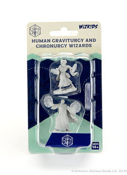 CriticalRole Unpainted Mini: Human Graviturgy and Chronurgy Wizards WV1