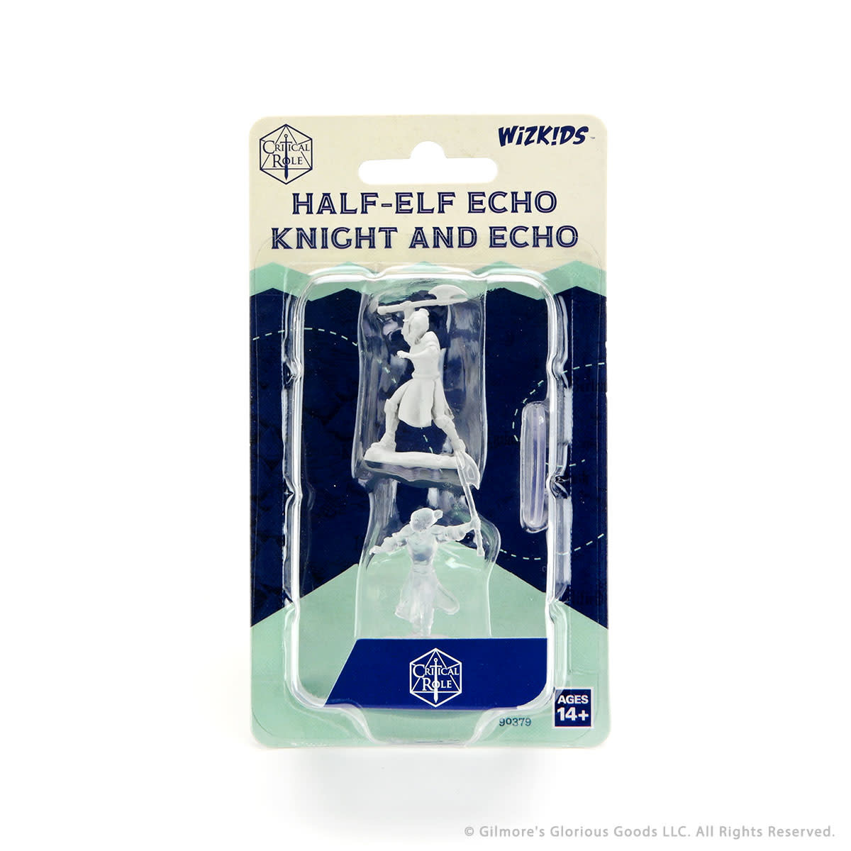 CriticalRole Unpainted Mini: Half-Elf Echo Knight and Echo WV1