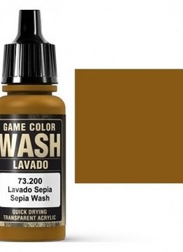 Vallejo: Sepia Wash 17ml