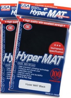 KMC Hyper Mat Black (100ct) 66x91mm