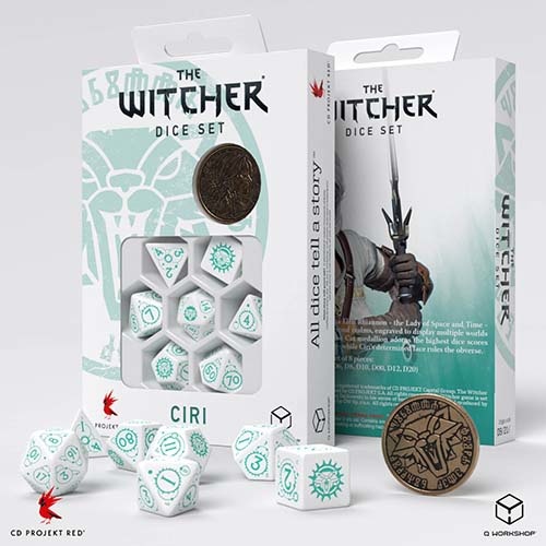 Witcher Dice Set Ciri The Law of Surprise